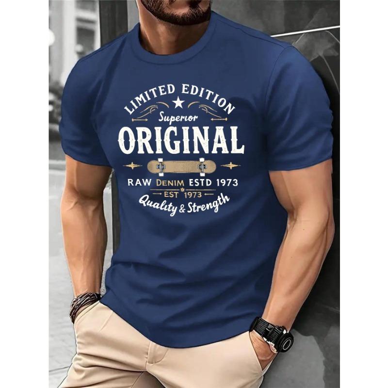 Retro Street Trendy Letter Printed Men's and Women's T-shirts