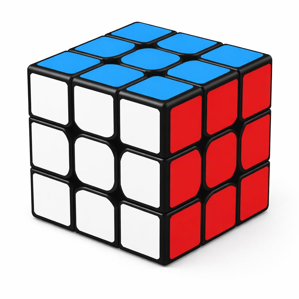 

MagicCube 3x3x3 Competition WCA Official Smooth Suitable for Beginners and Intermediate 3D Educational Ages Ages MagicCube Cube, Non-Magnetic,