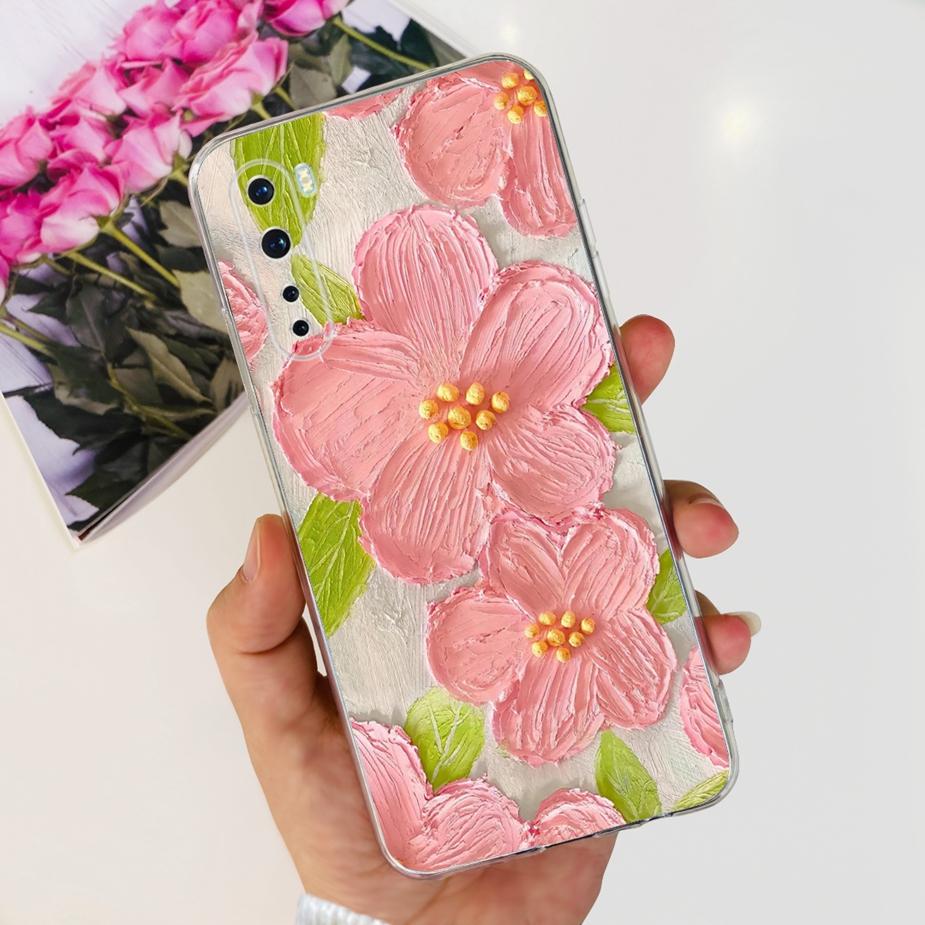 For OnePlus Nord Case AC2001 AC2003 Stylish Painted Cover Soft Siliicone Phone Case For Oneplus 8 Nord 5G One Plus Z Back Shell