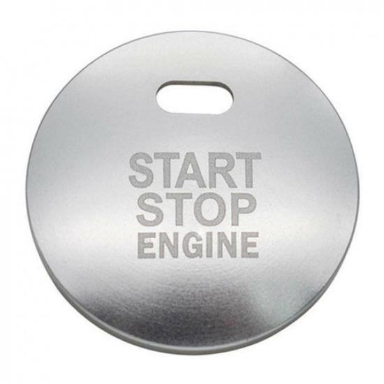 1Pc Car Styling Sticker Console Engine Start/Push Button Trim Cover For Mazda 3