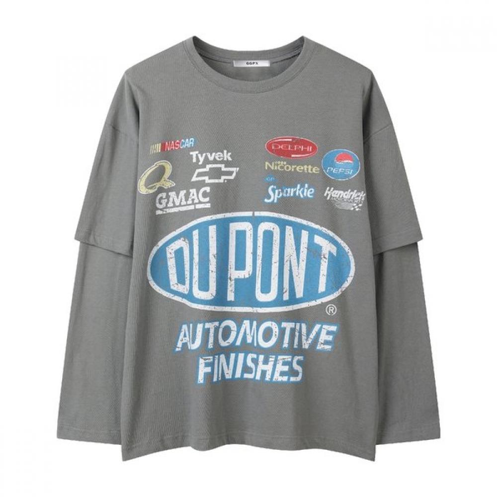 Ggpx Unique Casual Layered T shirT gq2Ts008f