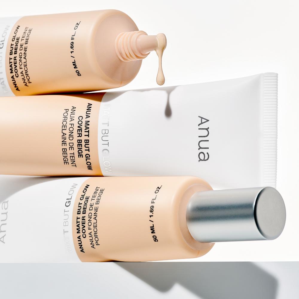 [Foundation-freier Sonnenschutz] ANUA Matt But Glow Cover Beige 50ml – Aufhellende Beige UV-Basis SPF50+ PA++++
