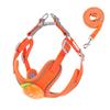 Dog leash, three-dimensional cute cartoon chest back small dog vest type anti-break free dog walking leash