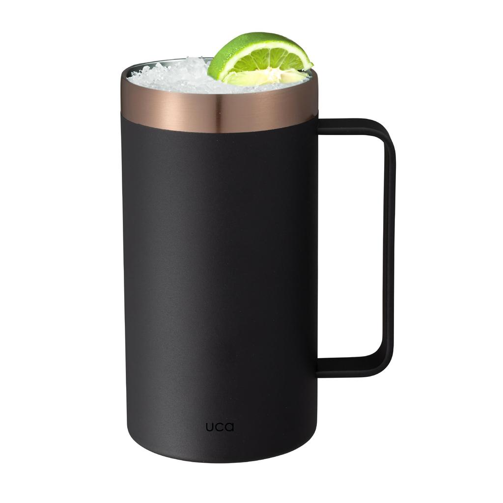 CB Japan Vacuum Stainless Enjoyable Smooth Drink Tumbler, 500ml, Black, Insulated, Double-Walled, Steel,