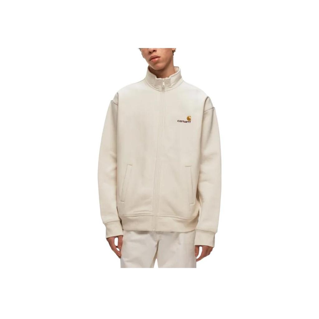 Carhartt WIP Logo Embroidered Zip High Neck Loose Fit Long Sleeve Jacket Men jackets I031686-05-XX