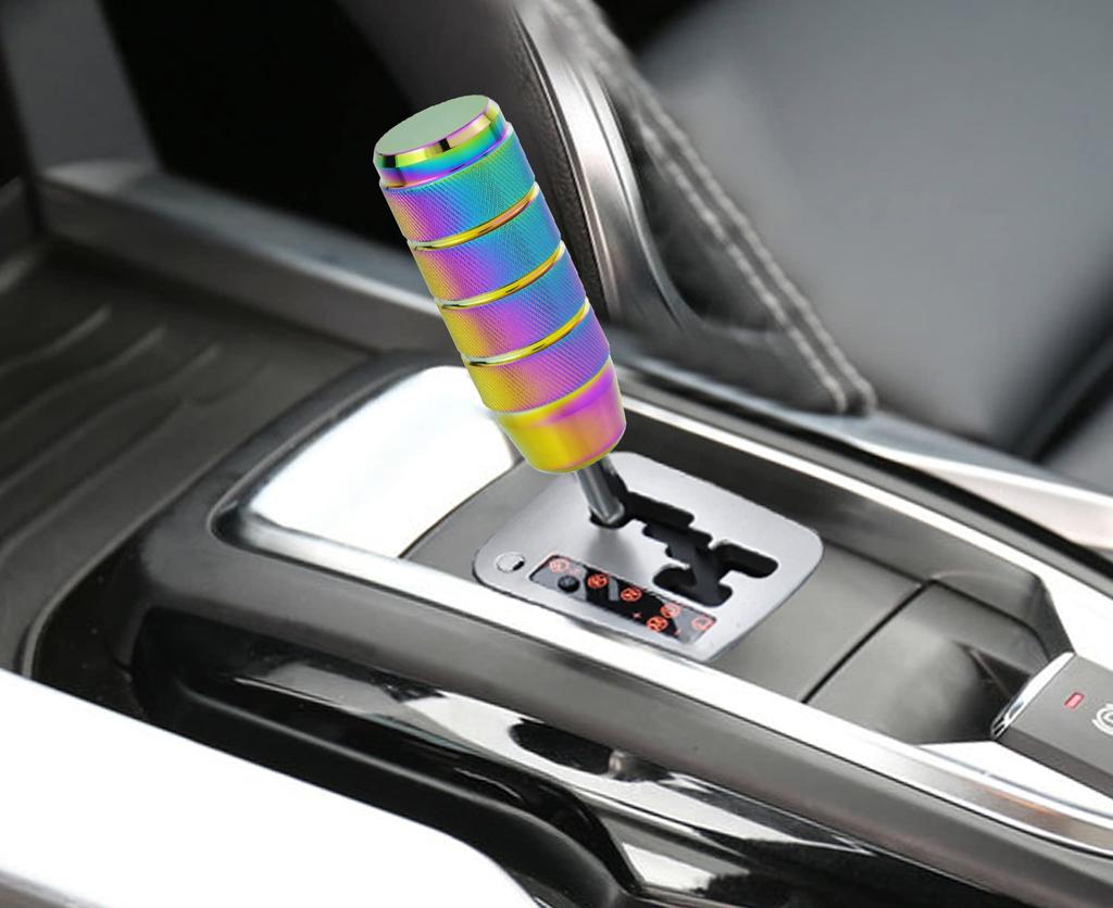 Arenbel Alloy Car Shift Knob Gear Stick Shifter Lever Knob Manual Auto Universal Colorful