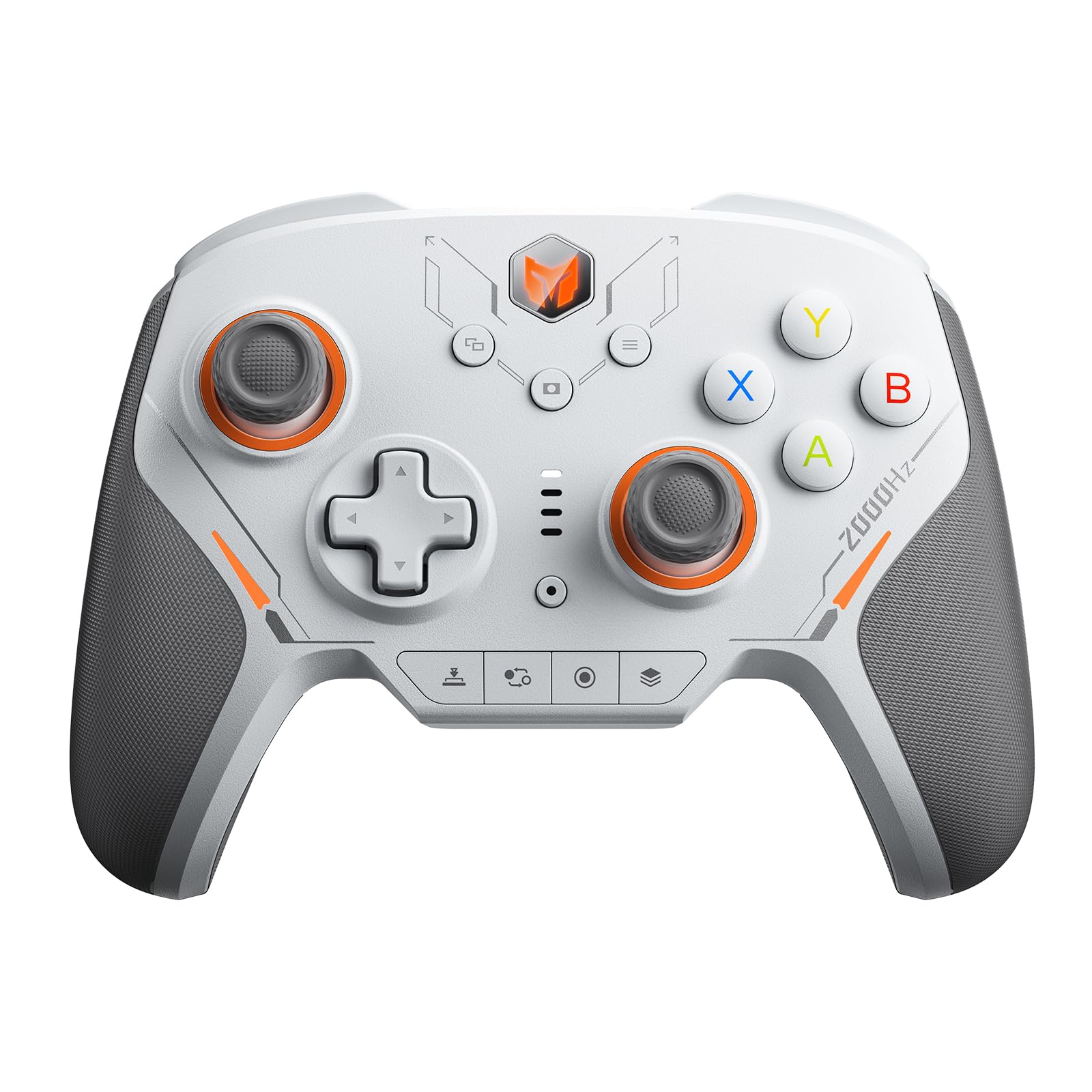 

BLITZ2 TMR TMR Hole 2000Hz Polling 16 Mechanical Switch Second Silicone 1000mAh High App for FPS Pro Gamers Controller, Wireless/Wired Connection, сірий колір