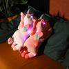 50cm Bonito Brilhante Led Luz Unicórnio Brinquedos De Pelúcia Adorável Animal Luminoso Unicórnio Travesseiro Bonecos De Pelúcia Para Crianças Crianças Presentes De Natal