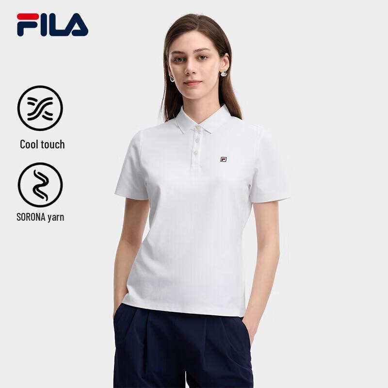 FILA Women's Cooling Short Sleeve Polo Shirt