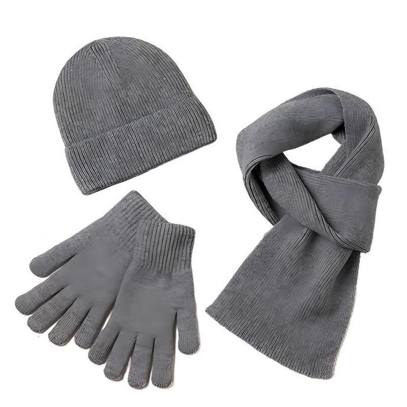 

Комплект унисекс из 3 предметов: шапка, шарф и перчатки Aisiyalan