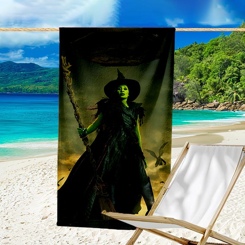 Ultra-Soft Beach Towel with Wicked Theme,Ideal for Pool - Camping, Diving - Perfect Travel Essential, Vibrant Beach Towel.
