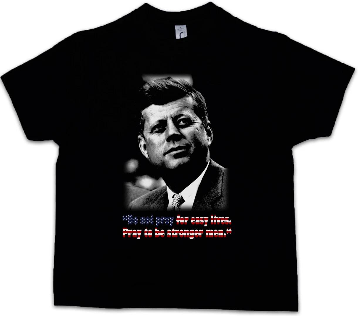 JFK PRAY FOR EASY LIVES Kids Boys kids boys T-Shirt John Liberty F. President Kennedy 160