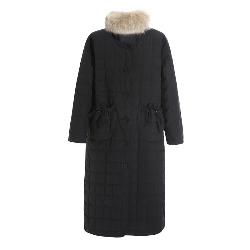 

TaTu Women s Simple Elegant Mid-Length Long-Sleeve Jacket Free Size