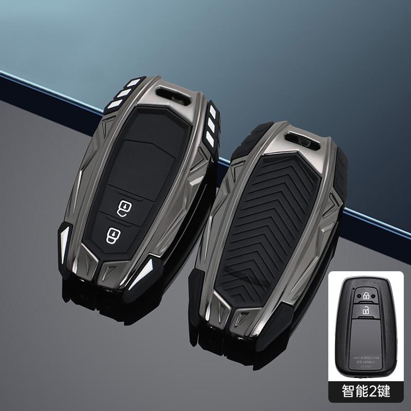 Car Key Fob Cover Case Holder Shell For Toyota Rav4  Hybryd Camry 70  Prado Corolla Sedan  Keychain Accessories