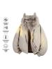 Unisex Winter Thickened Cotton Jacket with Cat Ear Fur Collar