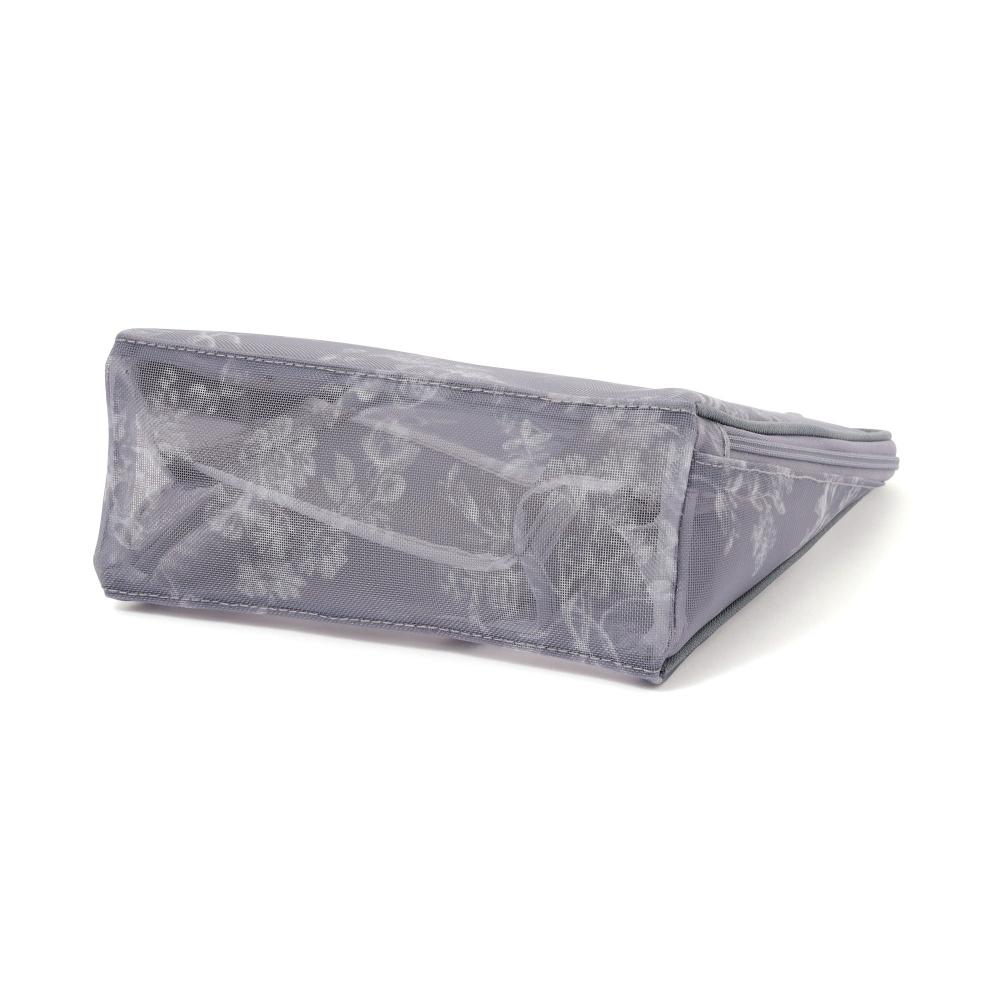 Franc Franc Japan Classic Flower Mesh Tool Stand Pouch Dark Grey
