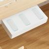 Weiße Untertisch-Aufbewahrungsbox Selbstklebend Verstecktes Design Versteckter Aufbewahrungs-Organizer Aufbewahrungsbox Organizer Schublade