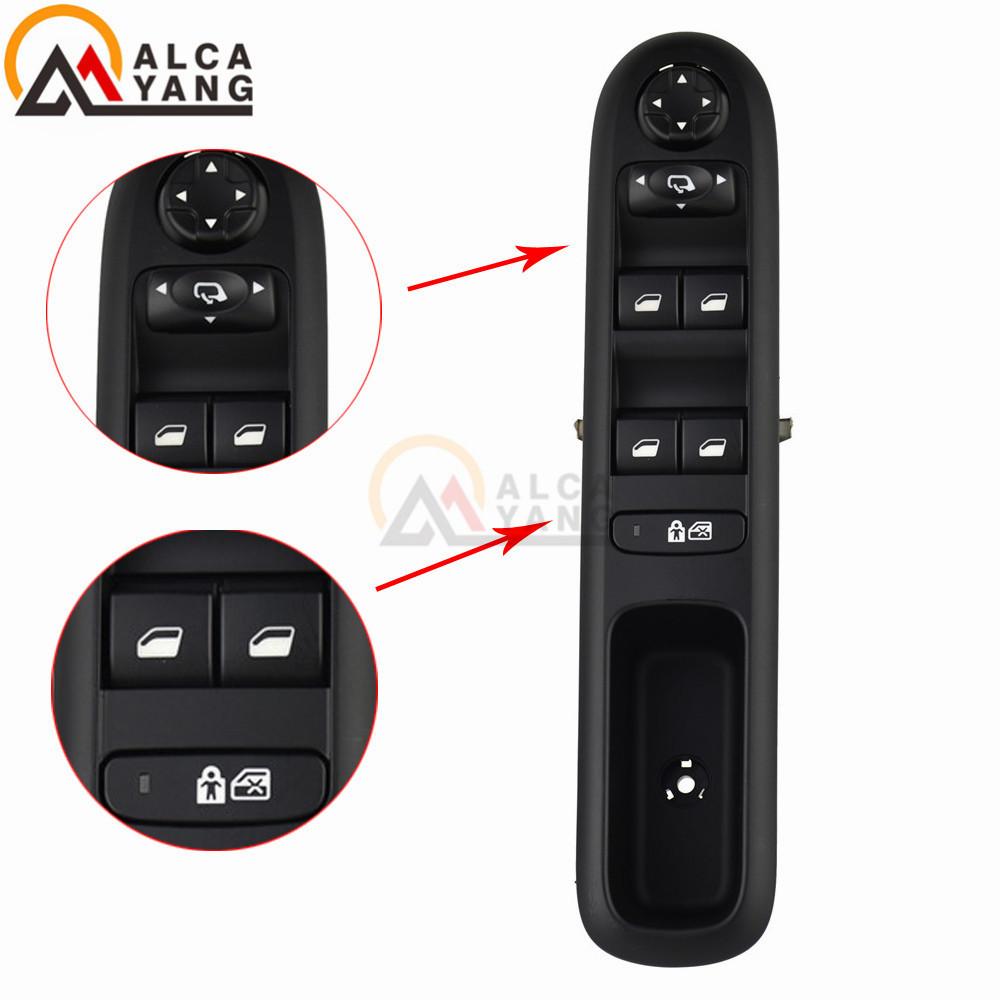 Master Power Window Switch For Peugeot 3008 5008 Hatchback Wagon Left front door lifter switch 96650621ZD 6490X6 .