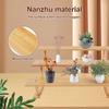 Bamboo desktop storage desk rack, four floors of simple household dormitory, small desk countertop storage shelf