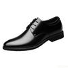 2026 Male Business Formal Wear Casual Shoe Men's Breathable Leather Shoes Black Soft Leather Soft Bottom Spring Best Man Homme