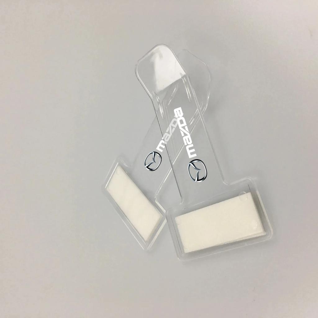 For Mazda 2 3 5 6 CX-3 CX-4 CX5 CX7 CX9 RX7 MX5 MX3 Car Receipt Clip Invoice Certificate Temporary Parking Card Ticket Holder h5
