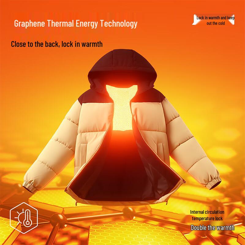 Warrior Men's Hooded Graphene Padded Winter Jacket