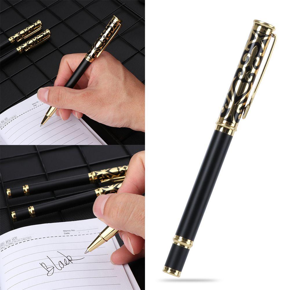 0.5mm Signing Luxury Writing Supplies Metal Rollerball Pen Ballpoint Pen Black Ink Signature
