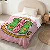 1PC Aka Patterned Flannel Blanket Suitable For All Seasons For Home Decor Warmth And Comfort Gifts Holiday Present