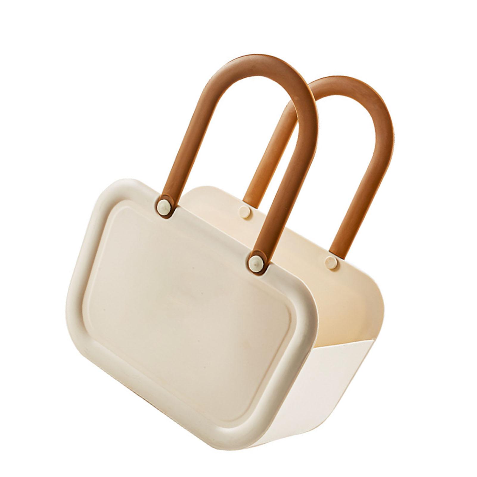 Panier de Bain Grande Capacité Multifonctionnel Portatif en Plastique Panier de Douche Bain