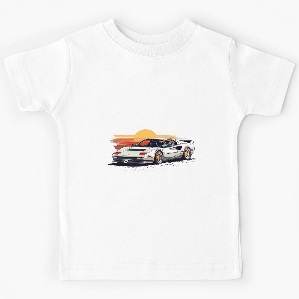 Retro Sports Car Kids T-Shirt 140