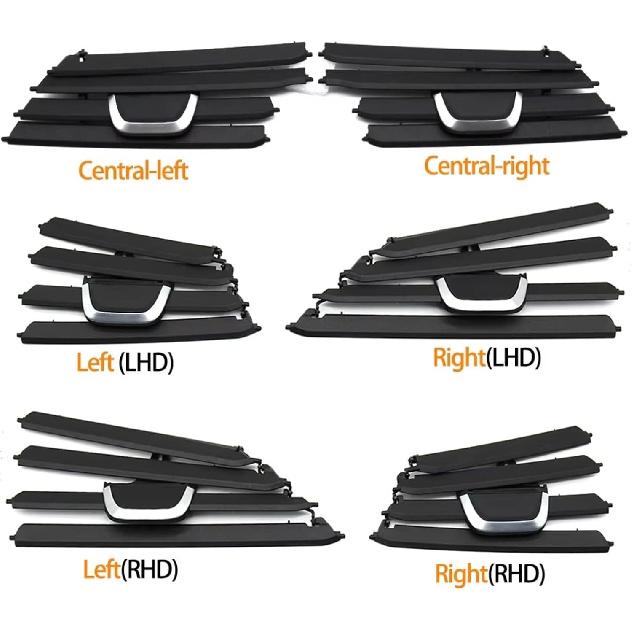 Dashboard Front Air Conditioner Ac Vent Outlet Grille Repair Kit for BMW 7 Series G11 G12 2016 2017 2018 2019 2020 730 740 750(Central-Left)