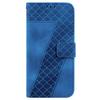 For Xiaomi Redmi 15C 5G (EU) (173mm)/15C 4G (EU) (173mm) Stand Case 7-Shaped Pattern Imprint Leather Phone Cover with Strap