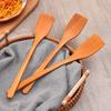 Long Handle Cooking Shovel Smooth Surface Grilling Spatula Portable Wooden Spatula  Barbecue Grill