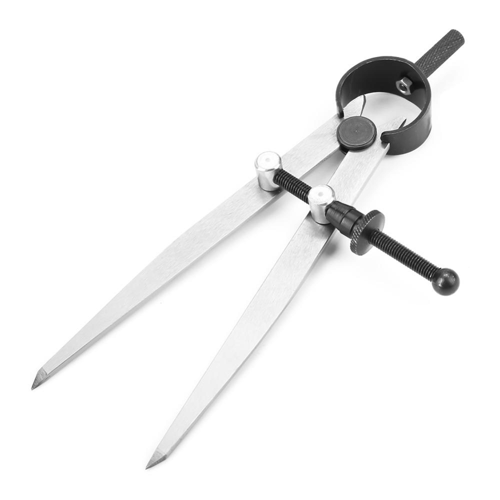 Leather Divider Leather Compass 100mm Rotating Compass Professional Spring Divider Woodworking