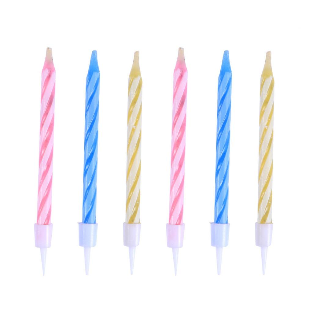60Pcs Funny Relighting Candles Trick for Birthday Cake Cupcake Party Jokes Laughter Entertainment Safe Quality Fun