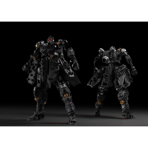 SHEIK MAINLAND ULTRA ACTION TROOPER Series ZA 11 ZYKLON Charcoal Gray 1/144 Scale ABS Assembled Plastic Model Kit