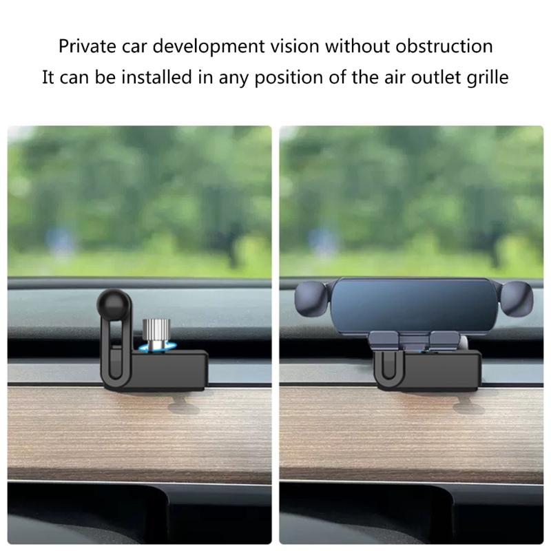 No Trace Base Car Mount Car Phone Holder Air Vent Protective Car Phone Mount Upgraded Mobile Phone Mount for