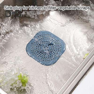 Silikon-Abflusssieb, Haarfänger für den Duschabfluss, einfach zu installieren, multifunktional, effektiver Duschabflussschutz, Haarstopper für die Badezimmerwanne