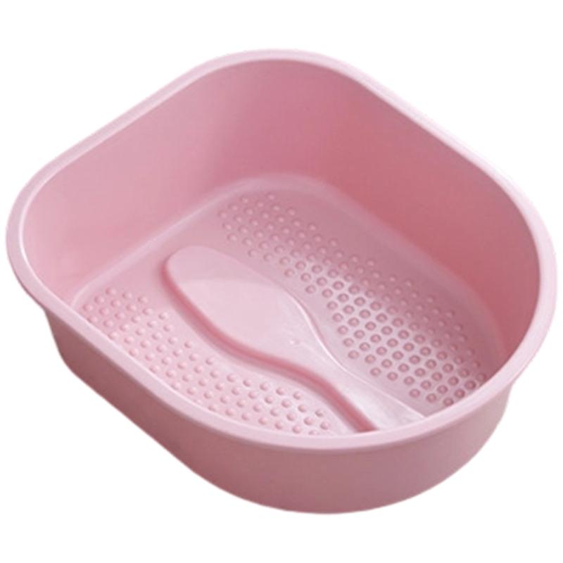 Soft Plastic Foot Bath Basins Ergonomic AntiSkid Texture Foot Bath Tub Ideal For Elderly Kids Family Easy To Clean