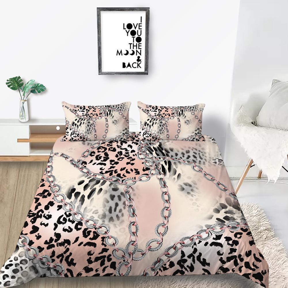 3D Luxury Series Bedding Set Luxury Printed Duvet Cover Pillow Case 2or3 Soft and Comfortable Zippered Home Decoration