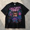 Oliver Tree 1993 Forever Vintage Styl Grafické Tričko Fialové Sluneční Brýle Košile