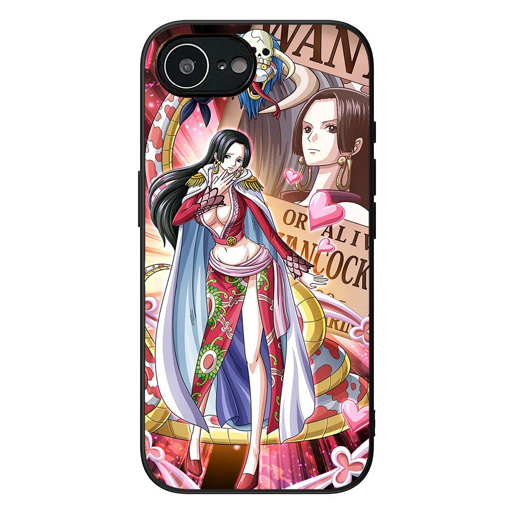 Cover for Samsung Galaxy A36 A17 A26 A07 A35 A54 A53 A13 A33 A34 S8 S9 S20 S21 FE S10 Plus Case One Piece Boa Hancock Luffy