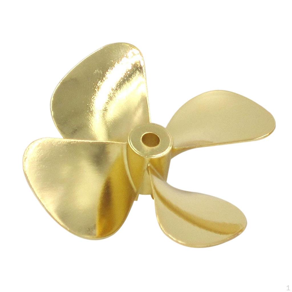 Kovová RC loďka Vrtule 4 Zinková slitina 4 mm pro opravu modelu Náhradní
