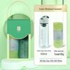 Festive Water Bottle & Towel Gift Set