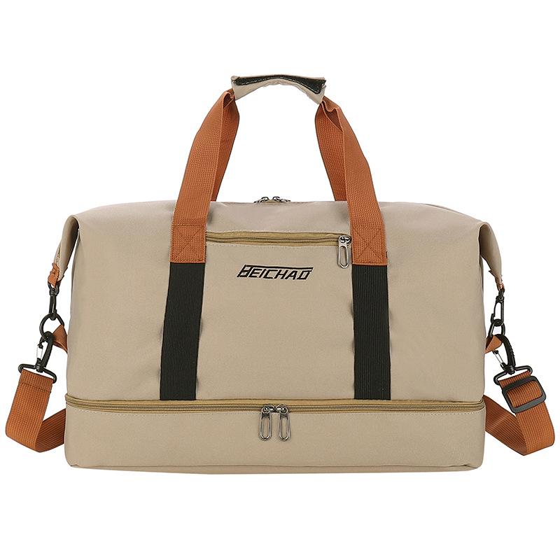 

Многосекционная дорожная спортивная сумка: Разделение влажного/сухого, Сумка, Ручная кладь, Уличный багаж, Спортивная сумка для коротких поездок хаки