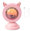 Projector Night Light Multi-purpose High Transmittance Adorable Sunset Background Projection Atmosphere Lamp for Bedroom