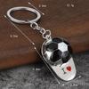 1Pc Alloy Football Hat Keychain For Sports Meet Carnival Birthday Party School Party Small Gift Souvenir Prize Gift Bag Filler