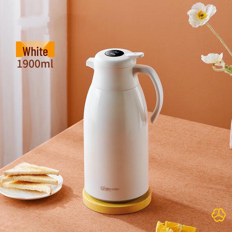 Shangqi Smart Temperature Display Glass Liner Thermos