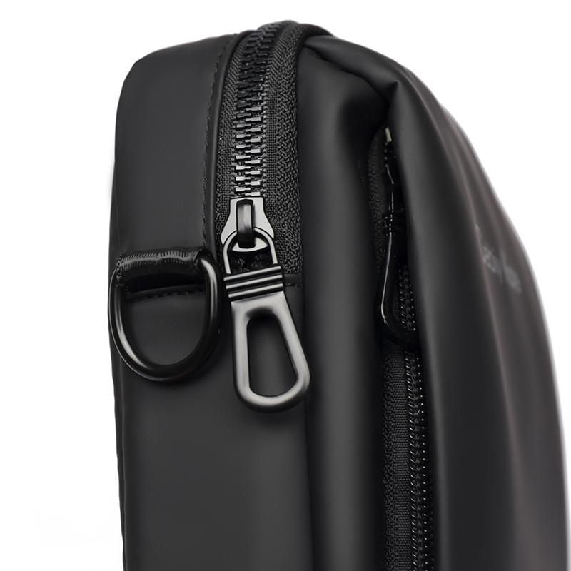 Sac Bandoulière Homme Sac pour Téléphone Portable Sac de Taille Multifonctionnel Sac Épaule Hydrofuge