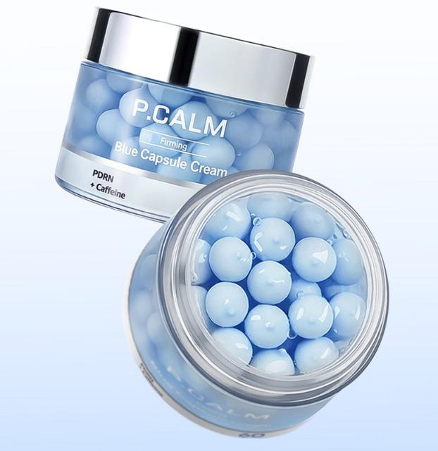 P.CALM PDRN Koffein Blaue Kapsel 60 Creme 50ml – Energetisierende & Straffende Koreanische Gesichtscreme